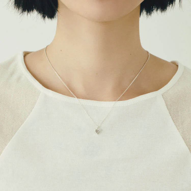 迷你心型項鍊 SV