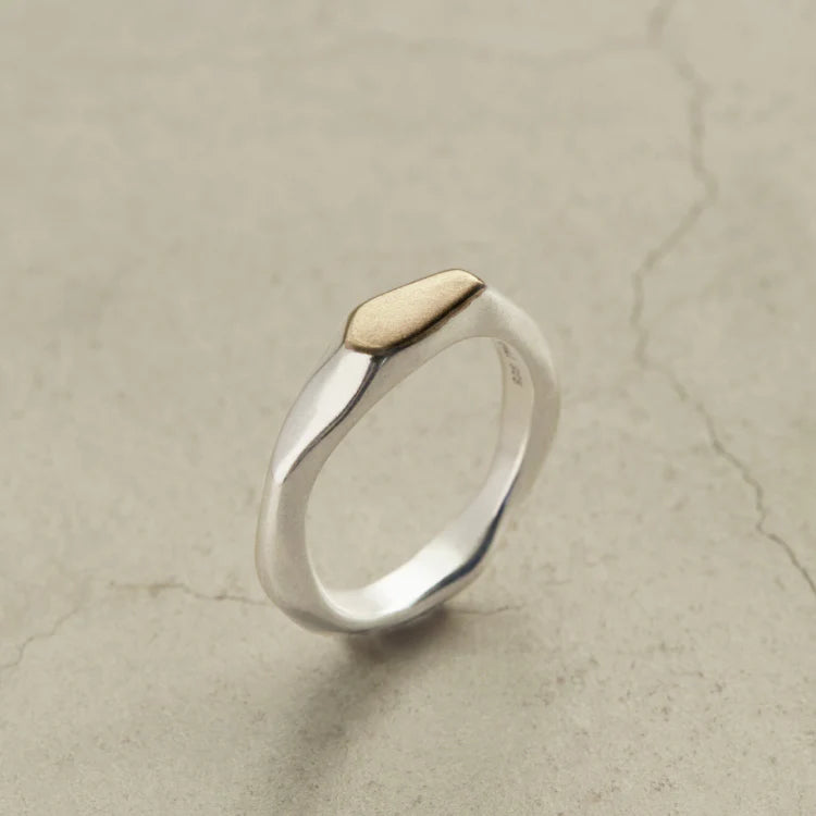 不規則浮刻印戒 MIX (17~21號)