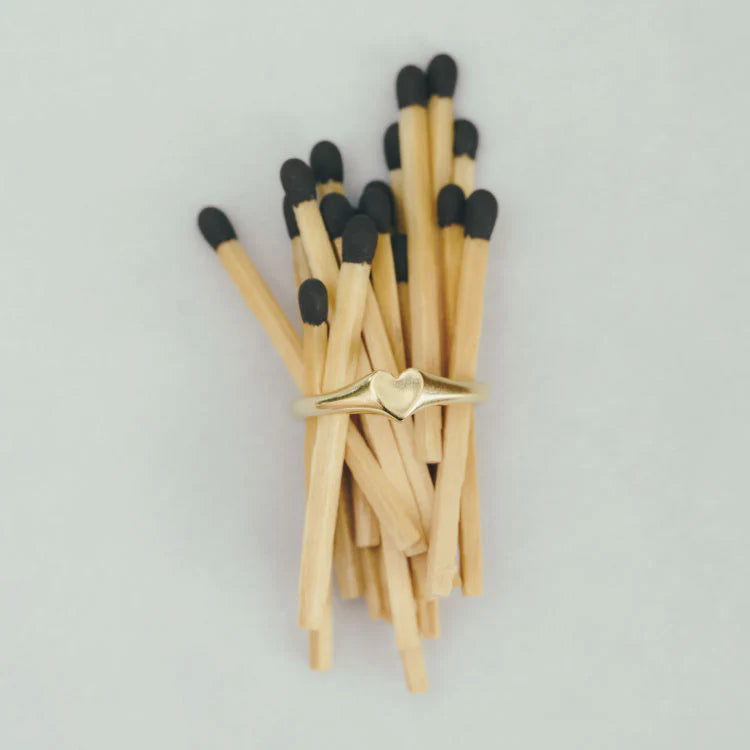 迷你心型印戒 GD (1~7號)