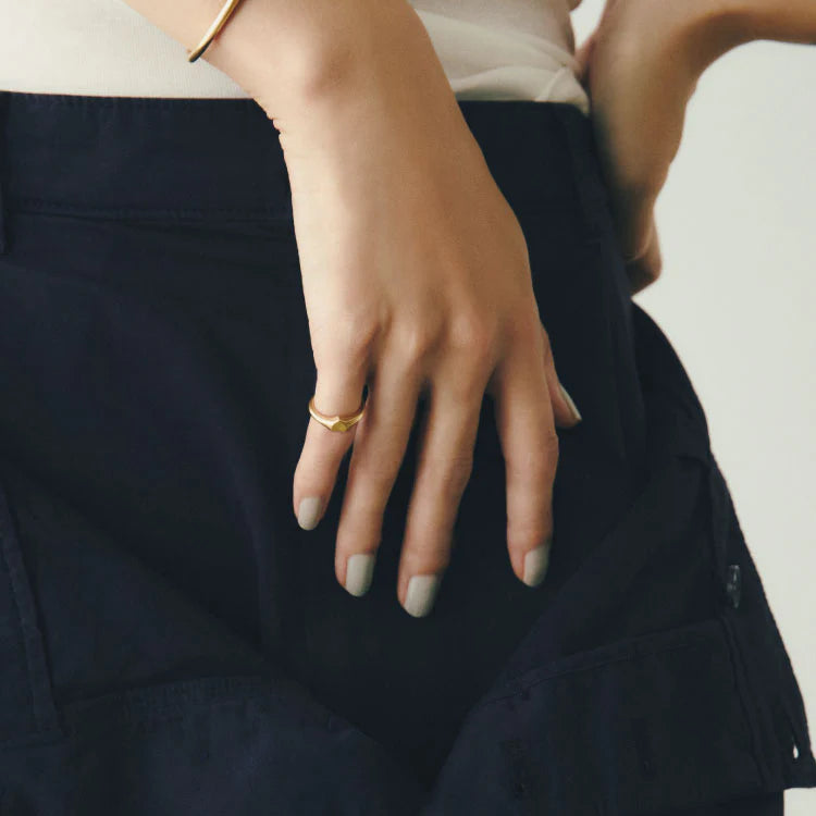 迷你心型印戒 GD