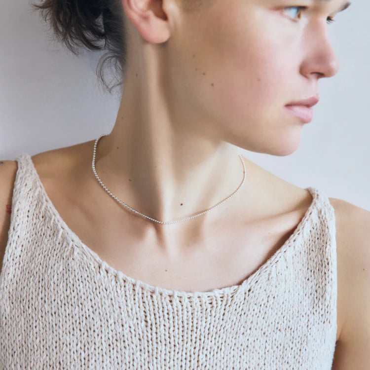 雙序項鍊 SV 40cm