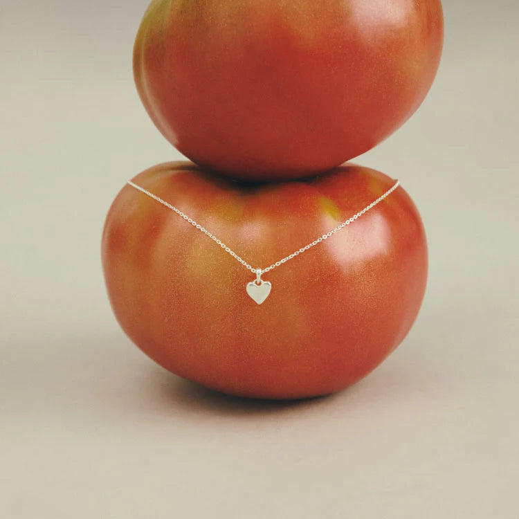 迷你心型項鍊 SV