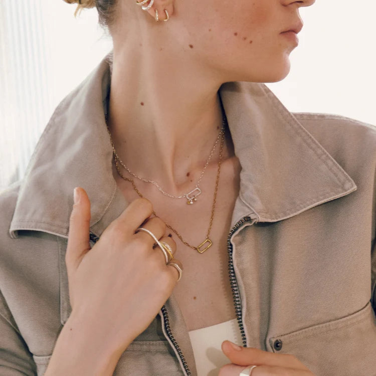 框影項鍊 SV 40cm