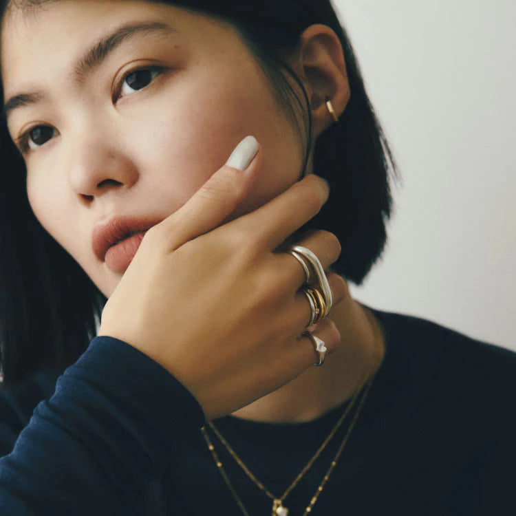 迷你心型印戒 SV(1~7號)