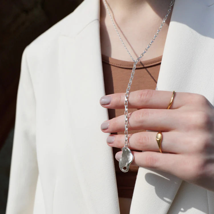 多變形槳葉項鍊 SV (ONLY STOCK)