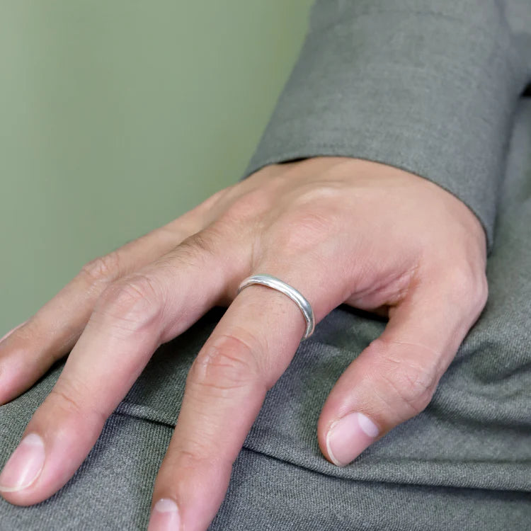 不規則圓韻戒指 SV(18~22號)