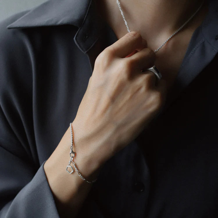 五芒星拼接手鍊 SV-S-