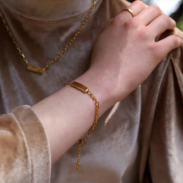 調節式片形手鍊 GD