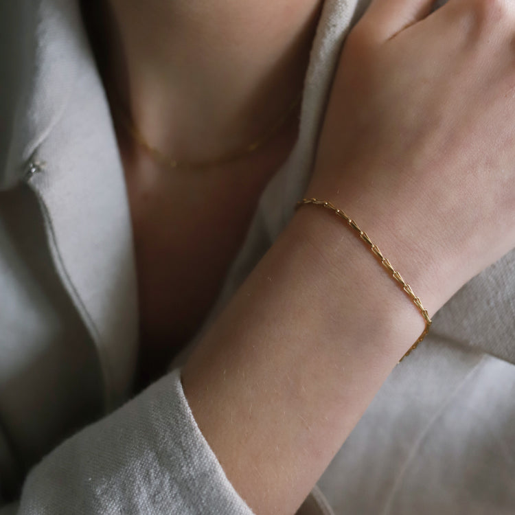 經典麥穗手鍊 GD