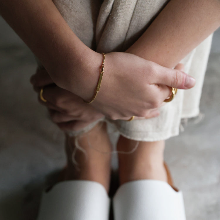 經典麥穗手鍊 GD