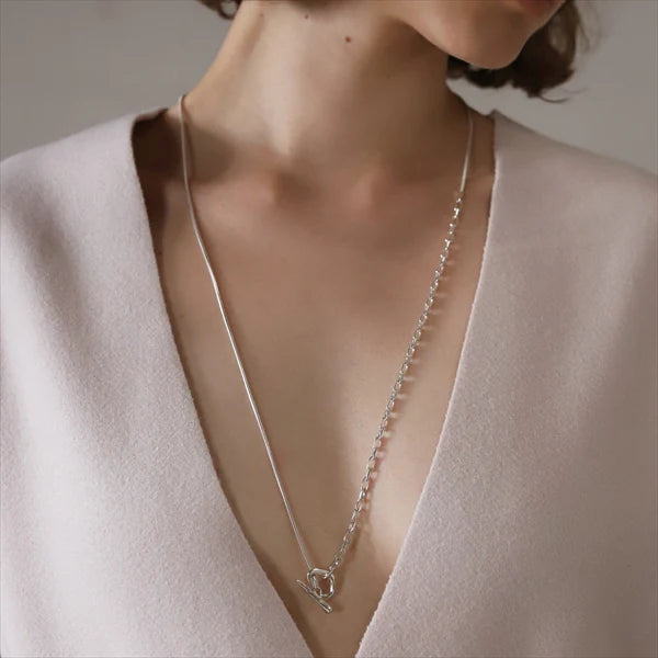 3way經典拼接項鍊 SV