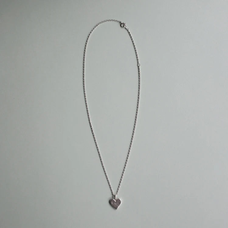 心型羅盤草項鍊 SV