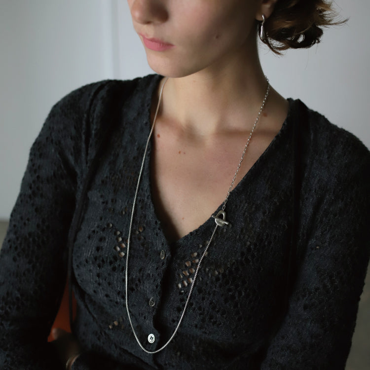 3way雙鏈拼接項鍊 SV