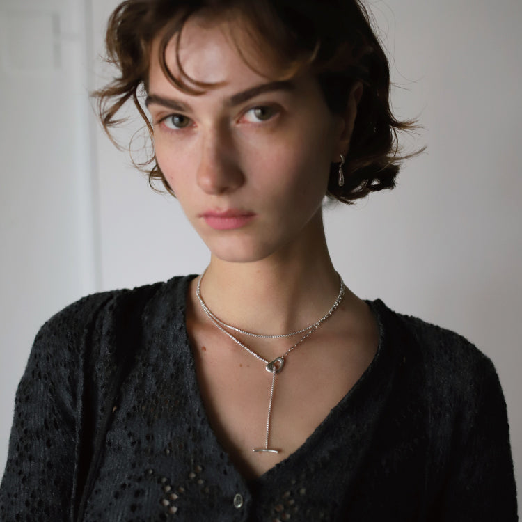 3way雙鏈拼接項鍊 SV