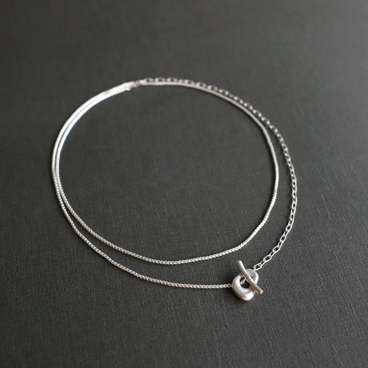 3way雙鏈拼接項鍊 SV