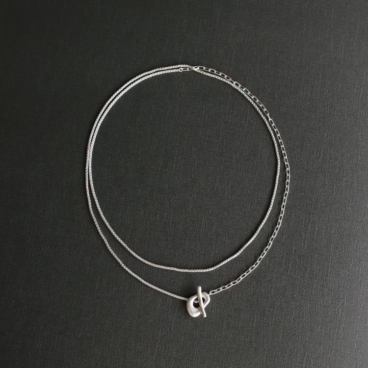 3way雙鏈拼接項鍊 SV