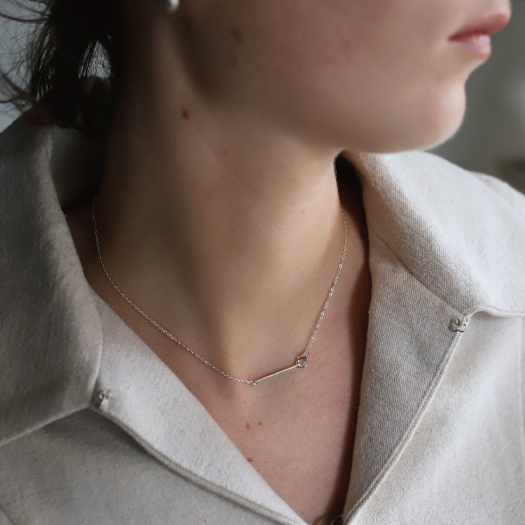 豆環項鍊 SV 38cm