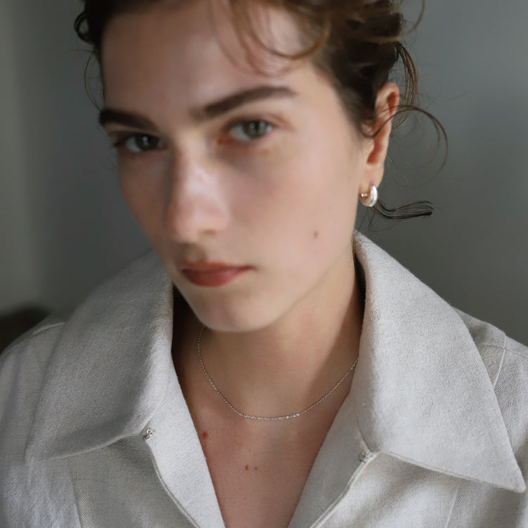 豆環項鍊 SV 38cm