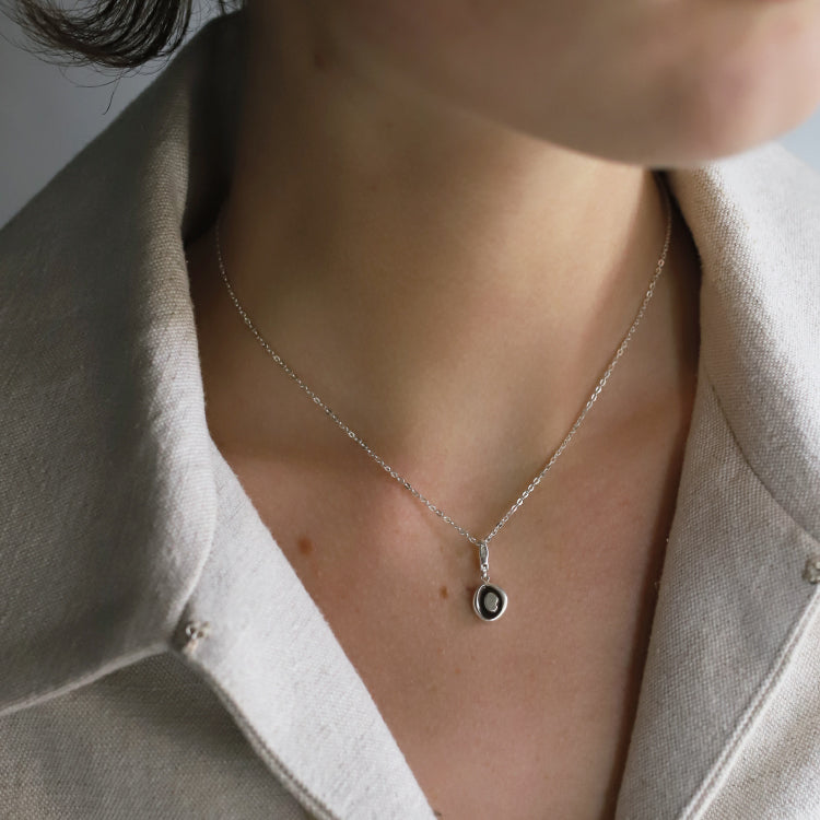 豆環項鍊 SV 38cm