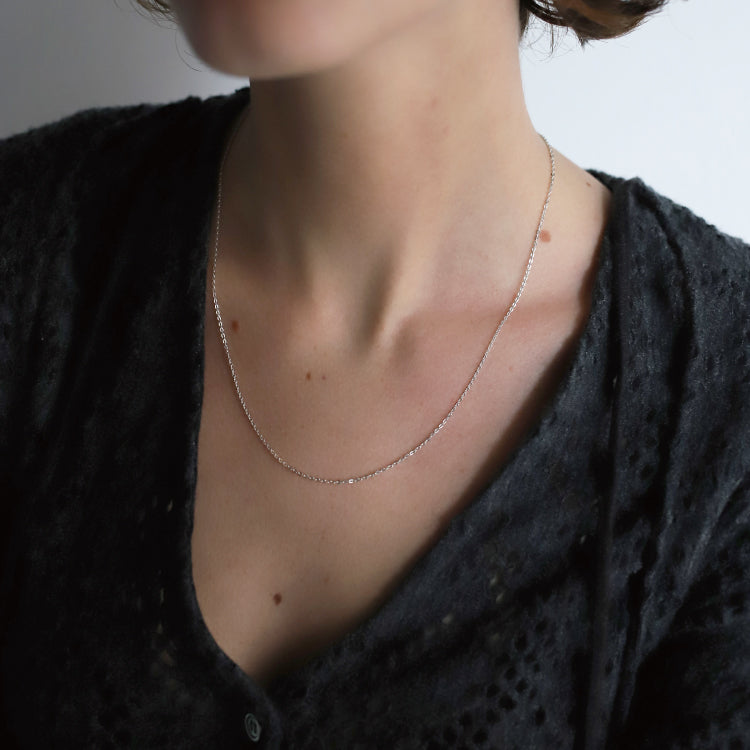 豆環項鍊 SV 50cm