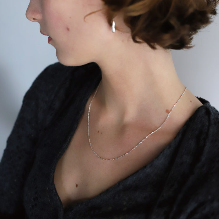 豆環項鍊 SV 50cm