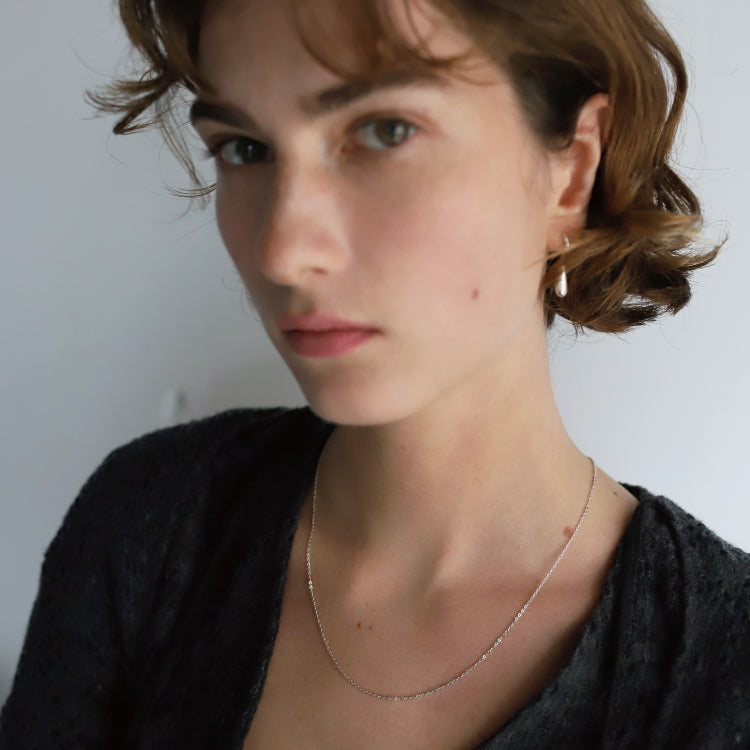 豆環項鍊 SV 50cm