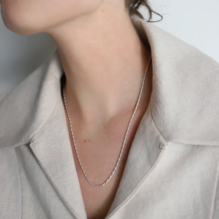 經典麥穗項鍊 SV 50cm