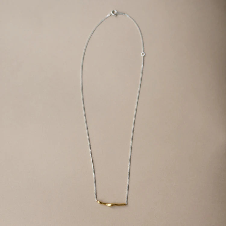 不規則形一字墜鍊 MIX