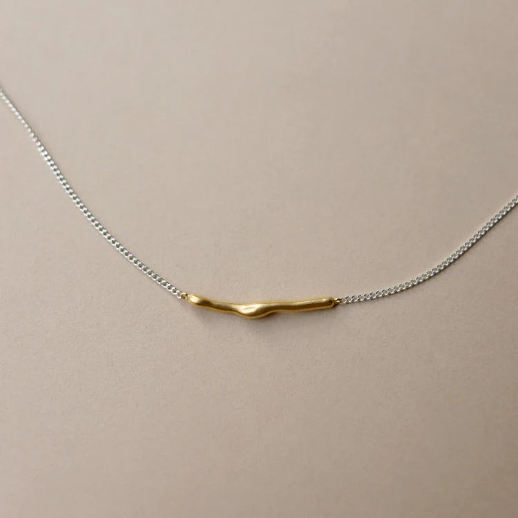 不規則形一字墜鍊 MIX