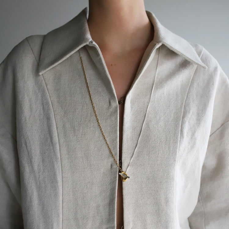 3way雙鏈拼接項鍊 MIX