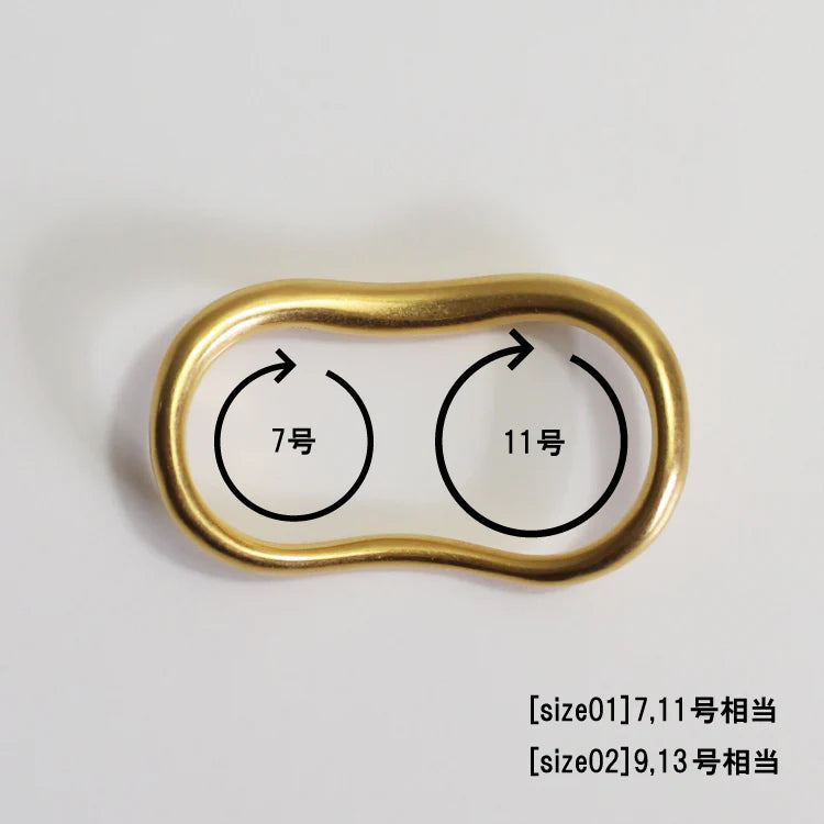 流線形雙指戒 GD