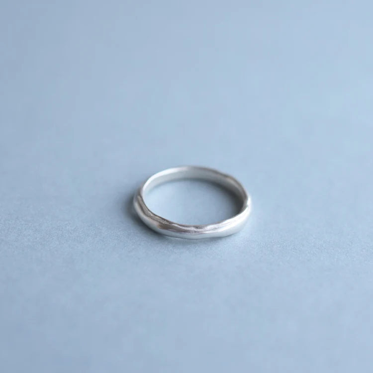 不規則圓韻戒指 SV(18~22號)