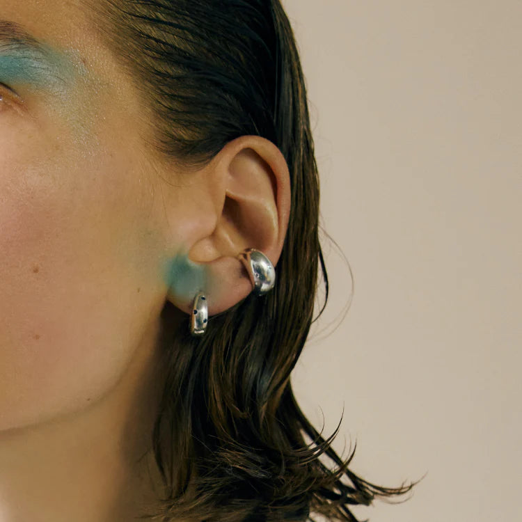 波點星鑽耳扣 SV (CZ)