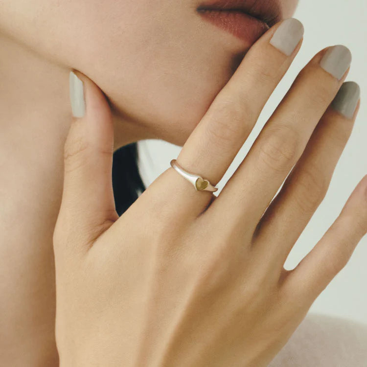 迷你心型印戒 MIX (1~7號)