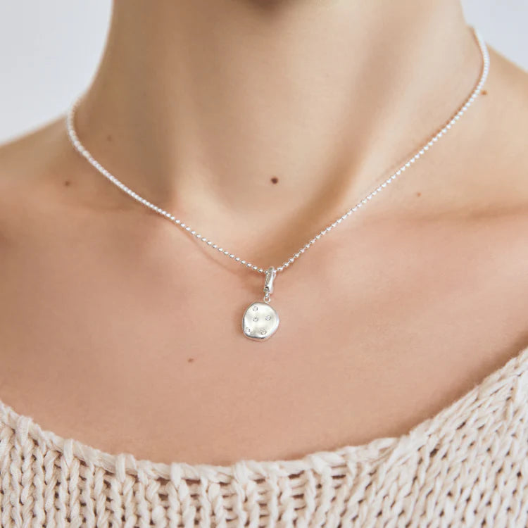 波點星鑽墜飾 SV