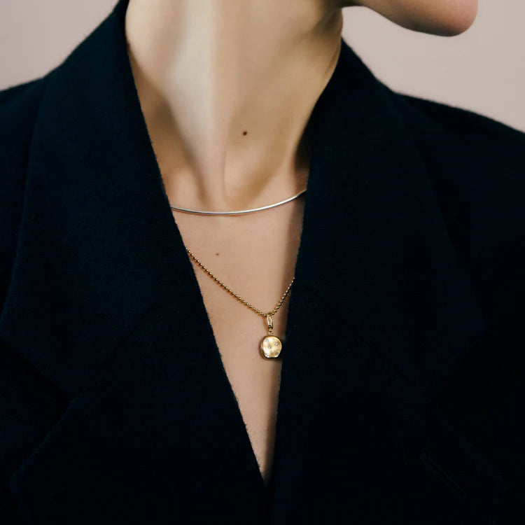 波點星鑽墜飾 GD