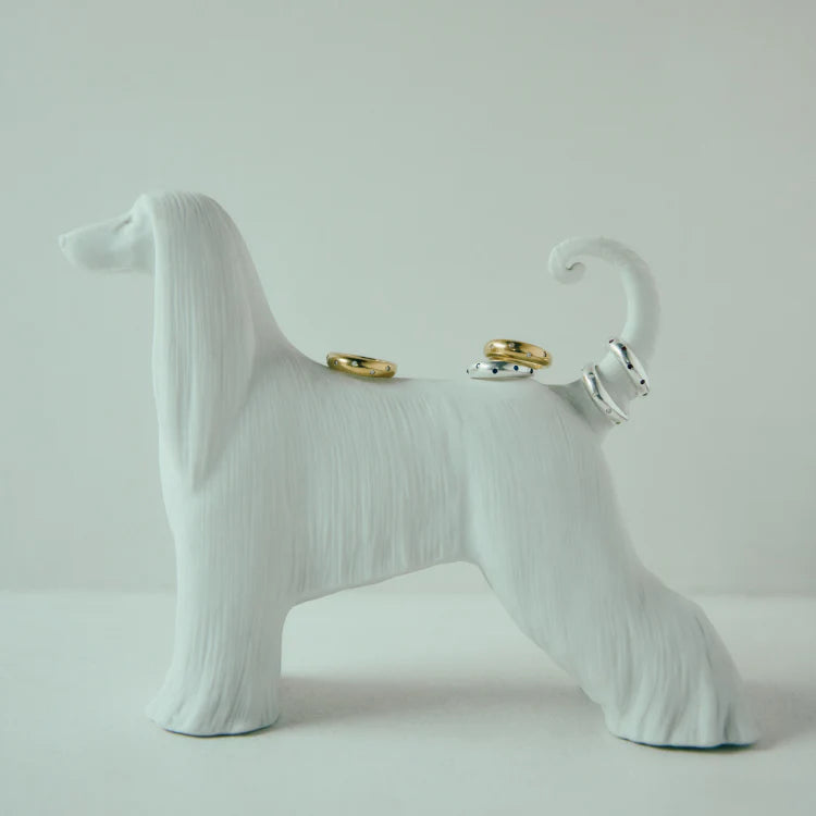 波點星鑽戒指 SV (紅寶石)