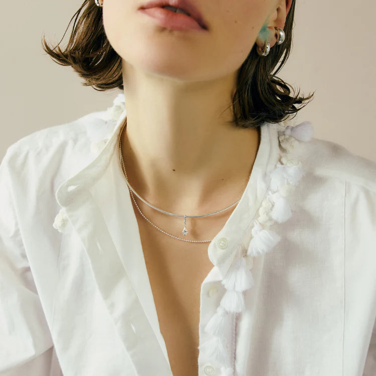 凝光星鑽墜飾 SV