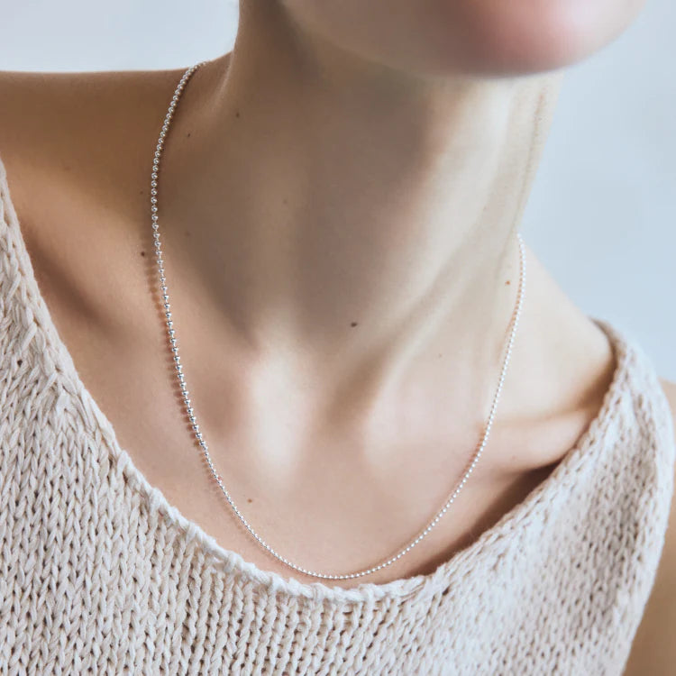 雙序項鍊 SV 50cm