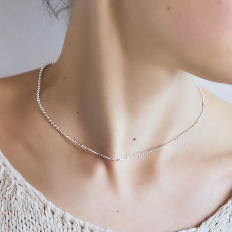 雙序項鍊 SV 40cm