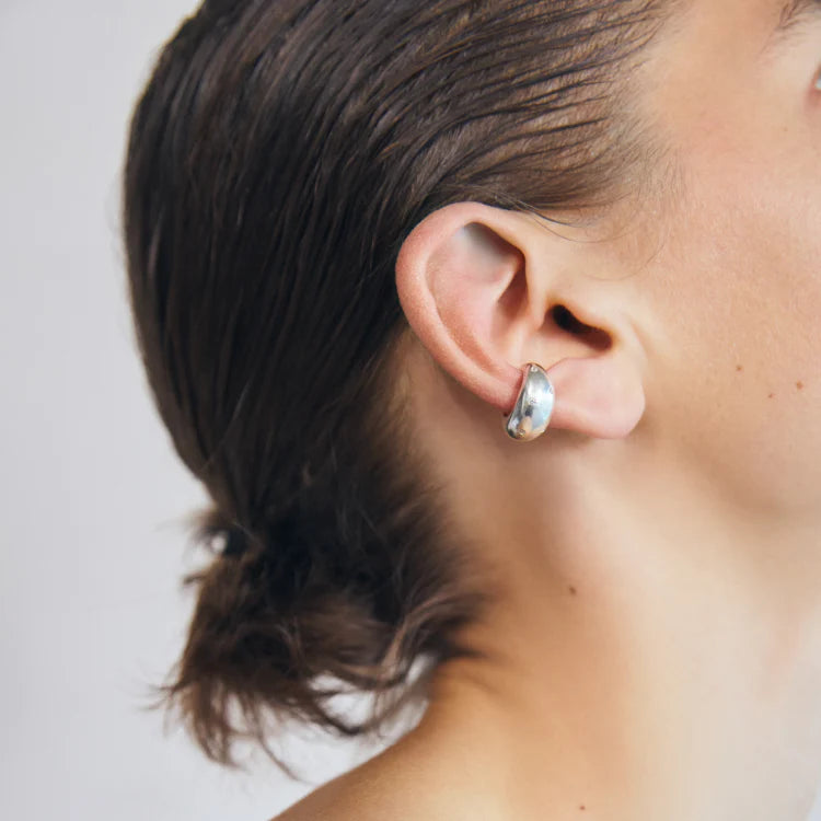 波點星鑽耳扣 SV (CZ)