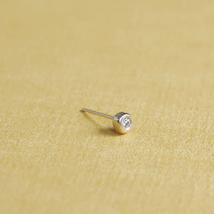 K18 奢鑽耳環(單耳)