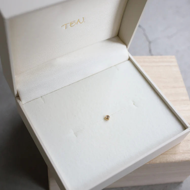 K18 奢鑽耳環(單耳)