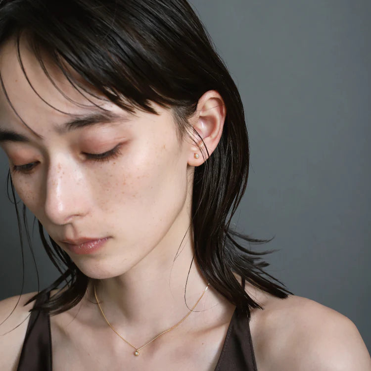 K18 奢鑽耳環(單耳)